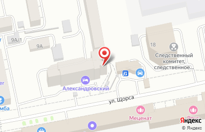 Оздоровительный комплекс Александровский в Екатеринбурге на карте