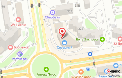 Школа развития интеллекта SAPSAN на проспекте Космонавтов на карте
