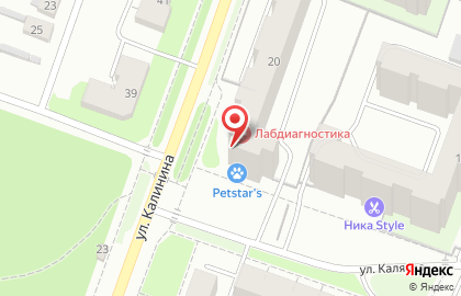 Медицинская лаборатория МедЛабЭкспресс на улице Каляева на карте