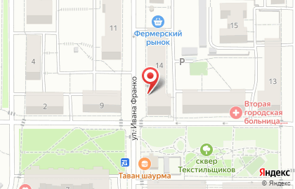 Добрый аптекарь на улице Ивана Франко на карте