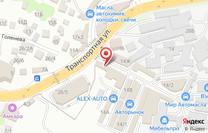 Магазин автозапчастей в Сочи на карте
