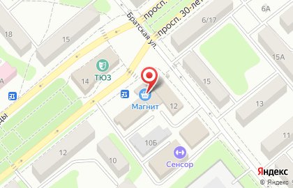 Магазин Duty free на Братской улице на карте