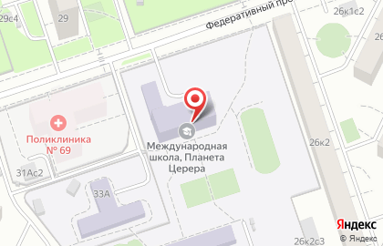 Московская международная школа с дошкольным отделением на 3-й Владимирской улице, 26а на карте