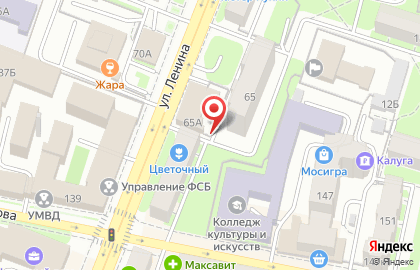 MIRRA на улице Ленина на карте