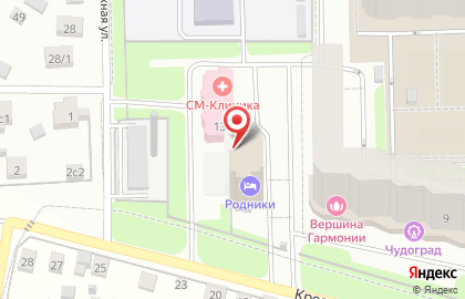 Детское отделение СМ-Клиника в Родниках на карте