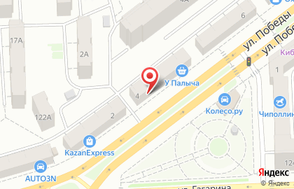 Интим-магазин ЭРОСам в Советском районе на карте