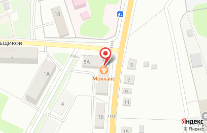 Служба доставки готовых блюд Моккано на Октябрьской улице на карте