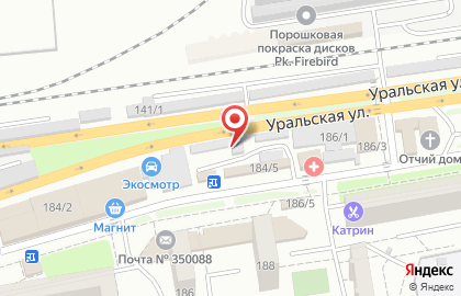 Автосервис МЭР на Уральской улице на карте