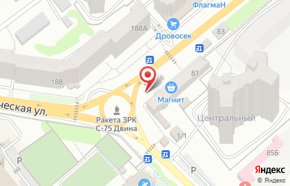 Киоск фастфудной продукции, г. Энгельс на Полиграфической улице на карте