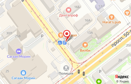 Кафе Обедов в Железнодорожном районе на карте