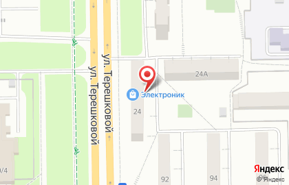 Мерц на улице Терешковой на карте