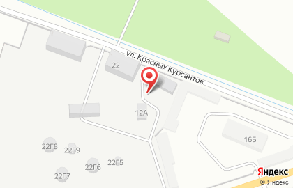 Перерабатывающая компания Медиум на улице Красных Курсантов на карте