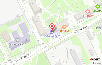 Дафа на карте