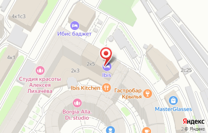 Отель ibis Москва Октябрьское Поле на карте