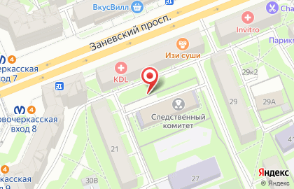 Виктория на Заневском проспекте на карте