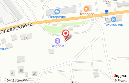 Банкомат Сбербанк России на Николаевском шоссе на карте