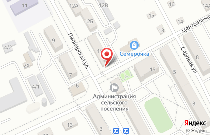 Библиотека Тополевского сельского поселения, МУП на карте