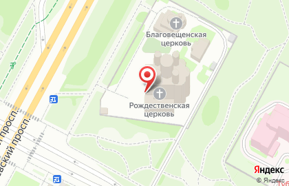 Храм Рождества Христова в Санкт-Петербурге на карте