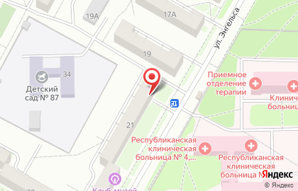 Продуктовый магазин Птица на улице Фридриха Энгельса на карте