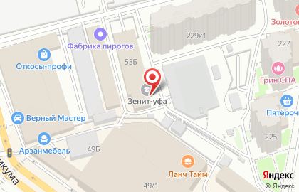 Детская футбольная школа Зенит-Уфа на карте