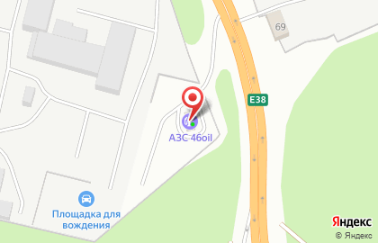 Заправочная станция 46 oil на карте