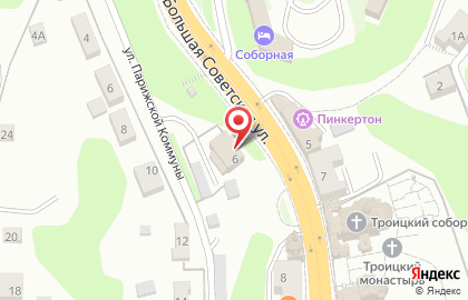 Адонис на Большой Советской улице на карте
