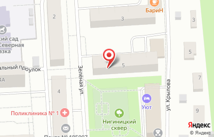 Сеть киосков и магазинов свежей выпечки Метро-II на Зелёной улице, 5 на карте