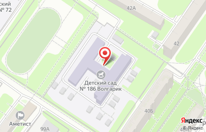 Детский сад Волгарик №186 на карте