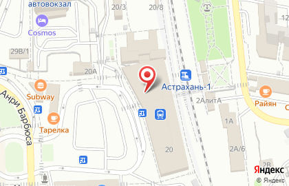 Банкомат ВТБ на Вокзальной площади, 20 на карте