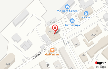 Магазин автозапчастей на Пролетарской, 29 на карте