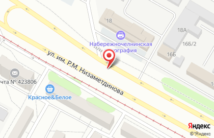 Крепость в Набережных Челнах на карте