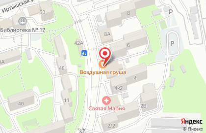 Образцовая студия современной хореографии ПЛАСТИЛИН в Первореченском районе на карте