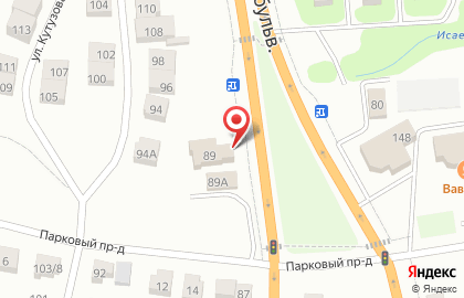 Продуктовый супермаркет Домино на карте