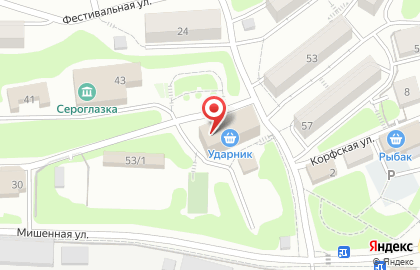 Магазин Рыболовецкий колхоз им. Ленина в Петропавловске-Камчатском на карте