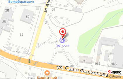 СТО Газпром в Ворошиловском районе на карте