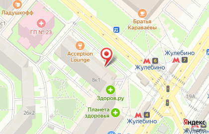 Супермаркет Магнит на улице Авиаконструктора Миля на карте