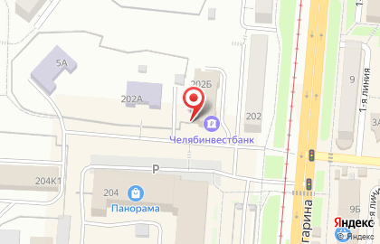 Челябинвестбанк в Челябинске на карте