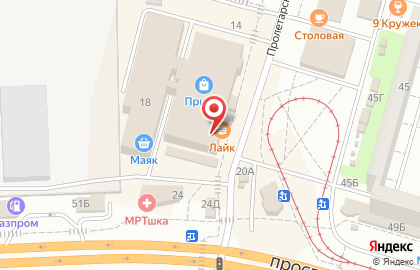 Магазин цифровой и бытовой техники DNS в Красноармейском районе на карте