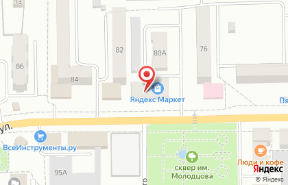 Парикмахерская Монро на Октябрьской улице на карте