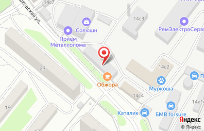 Апрель на Осташковской улице на карте