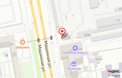 Автосервис Перспектива в Октябрьском районе на карте