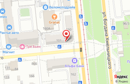 Форт на улице Богдана Хмельницкого на карте