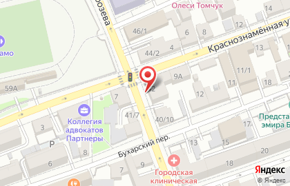 Гостиница Бристоль в Ленинском районе на карте