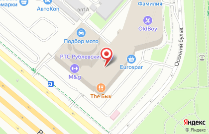 Интернет-магазин Auto8800.ru на Рублёвском шоссе на карте