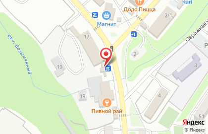 Магазин по продаже молочных продуктов Утро Родины на Окружной улице на карте