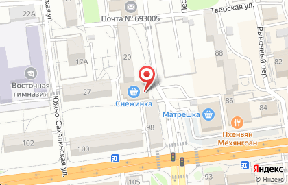 Супермаркет Снежинка на карте