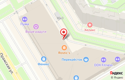 Ресторан быстрого обслуживания Макдоналдс в ТЦ Южный Полюс на карте