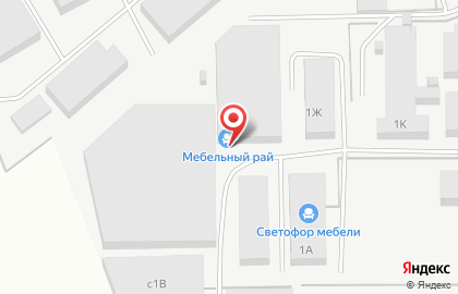Фабрика корпусной мебели Мебельный Рай на карте