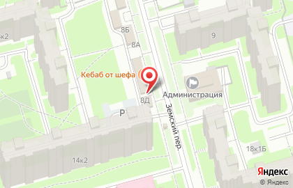 Мини-маркет в Земском переулке на карте