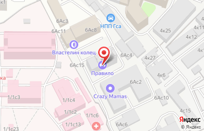 Студия Pravilo.Moscow на Новоостаповской улице на карте